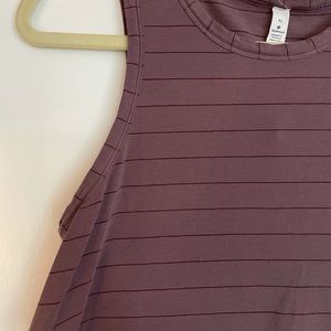 Lululemon Hi-Low Striped Tank